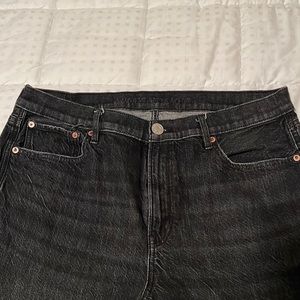 American Eagle black jeans- barrel leg size 14